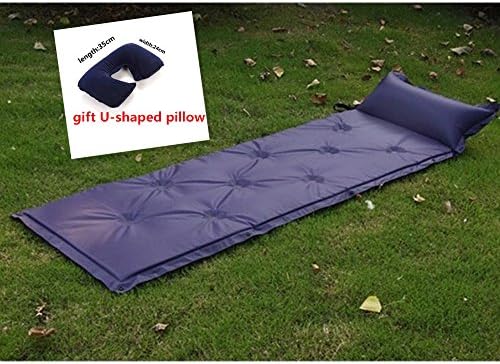 Portable Dampproof/ Automatic Inflatable Sleeping Pad / Camping Mat with Pillow
