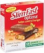 Slim-Fast Optima Peanut Butter Crunch (6 bars in each box)TWO BOXES