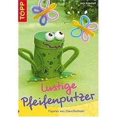 Lustige Pfeifenputzer. Figuren aus Chenilledraht