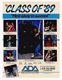 1990 Tommy McClendon Kirk Hammett V Bratta ADA Amps Print Ad (5980)