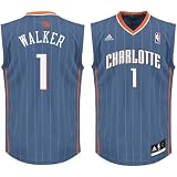 Adidas Charlotte Bobcats Kemba Walker Revolution 30 Replica Road Jersey