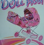 Strawberry Pattern Doll Pram Stroller