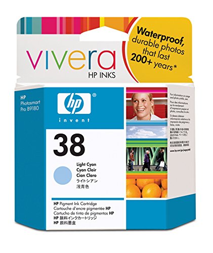 HP 38 (C9418A) Light Cyan Original Ink Cartridge