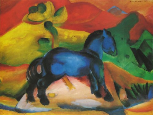 Franz Marc 1912 Blue Horse Puzzle