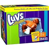Size 1 Diapers - 264 Count - Luvs