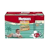 Huggies Supreme Little Snugglers Hawaiian Diapers, Big Pack, Size 2, 72 Count