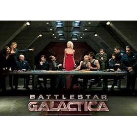 BATTLESTAR GALACTICA - Poster "La C�ne" (98X68) roul� film�