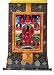 Bhaisajyaguru, Medicine Buddha Tibetan Buddhist Handmade Brocade Thangka