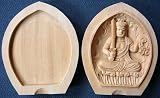 白檀香合仏 開運十二支御守本尊(酉(とり) 不動明王)