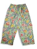 Mulberribush - Girls Rayon Pants, Grey, Multi