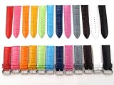 Set of 12 - Crocodile Style Leather 24mm Watch Band (Quick Release Pins!) with Stainless Steel Buckle - Fit's All Watches!!!