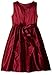 American Princess Girls' Satin Embossed Skirt Occasion Party Dress