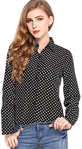 SANQIU New Fashion Sexy 2014 Women Chiffon Shirt Top Blouse Casual Hot 10 Style 0911 (XL, Style 2)