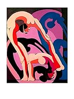 Especial Arte Lienzo Akrobatenpaar Plastik - Kirchner Ernst L Multicolor