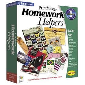 PrintMaster: Homework Helpers by Broderbund