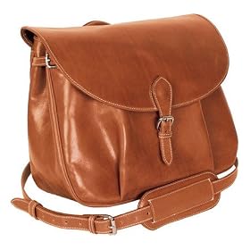 Mulholland Brothers All Leather Messenger Bag