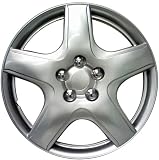 Drive Accessories KT987-15SL 15-Inch Plastic Wheel Cover, Silver Lacquer (Alloy Color)
