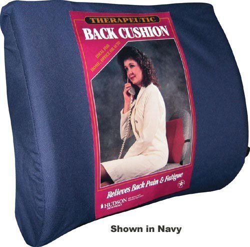 Lumbar Cushion with Strap Black - 8596A