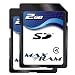 2x 2 GB SD Memory Card Class 4 for Mamiya Digital Cameras (By MaxRam)