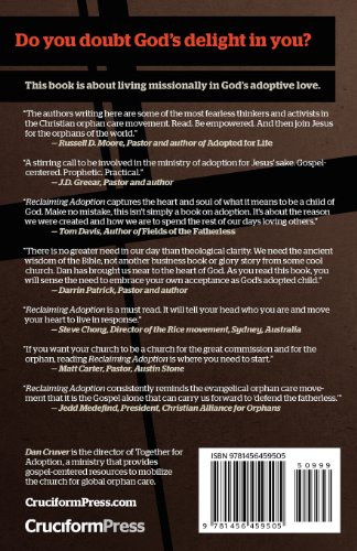 Reclaiming Adoption: Missional Living Through the Rediscovery of Abba Father