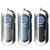 COBY CX-9SVR Mini Digital AM/FM Radio with Neck Strap in Silver