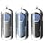 COBY CX-9SVR Mini Digital AM/FM Radio with Neck Strap in Silver