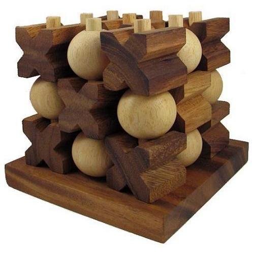 Tic Tac Toe 3D Strategy Wooden Game 517H8k67dVL Tic Tac Toe 3D Strategy Wooden Game