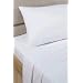 Flannelette White King Size Flat Sheet