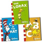 Dr Seuss Collection 3 Books Set Pack (The Lorax Movie) (The Cat in the Hat, Dr Seuss ABC, The Lorax)by Dr Seuss