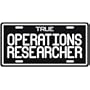 New " True Operations Research Analyst " License Plate Occupations