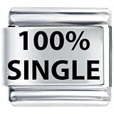 100% Single Italian Charms Bracelet Link - B0002ZG7XC