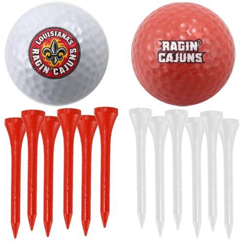 Louisiana-lafayette Ragin Cajuns Golf Balls Tees Combo Pack