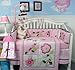 13 Piece Ladybug Party Baby Nursery Crib Bedding Set