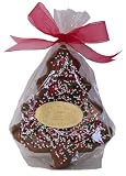 Christmas Tree Belgian Chocolate Rice Krisper - 3 piece Dark Chocolate