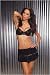 Leather mini skirt with pleats, shown with item EML5108 in Small, Medium, Large, X-Large