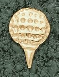 Golf Ball on Tee Charm - 14KT Gold Jewelry