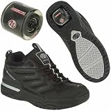 Heelys Octane Black/Silver Roller Shoes Men/Boys
