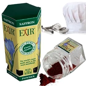 Saffron Powder by Exir, Fine Quality with Remarkable Health Benefits