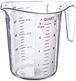 Update International (MEA-100PC) 1 Quart Plastic Measuring Cup