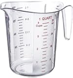 Update International (MEA-100PC) 1 Quart Plastic Measuring Cup