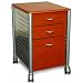 Innovex Mobile Filing Cabinet, Medium Cherry