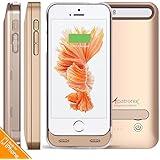 iPhone 5S Battery Case, iPhone SE Battery Case, Alpatronix&reg; [BX120 - MFi Apple Certified] 2400mAh External iPhone 5 Charger Case Removable Rechargeable Protective iPhone SE/5S/5 Charging Case [Ultra Slim Portable iPhone 5S Charging Case / Full Compatible Support with iOS 9+ & Apple Pay / iPhone SE/5S/5 Extended Battery Case / Lightning Connector Output / No Signal Reduction / Fits all colors for iPhoneSE, iPhone5S & iPhone5 for Juice Bank & Power Pack] - (Gold)