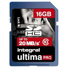 Integral SDHC Class 10 Memory Card 16GB