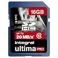 Integral SDHC Class 10 Memory Card 16GB