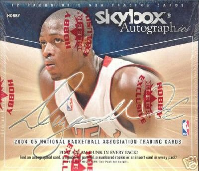 2004 05 Skybox Autographics Basketball Cards Hobby Box