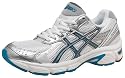 Asics Womens Gel Blackhawk 5 Running Shoes White/Dark Grey/Light Blue