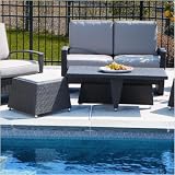 Vento 3 in one Espresso Table Set