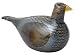 iittala Birds of Toikka Mouthblown Glass Bird, Female Wood Grouse