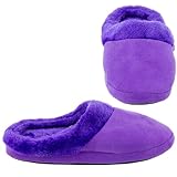 Harve Benard Purple Clog Slippers for Women