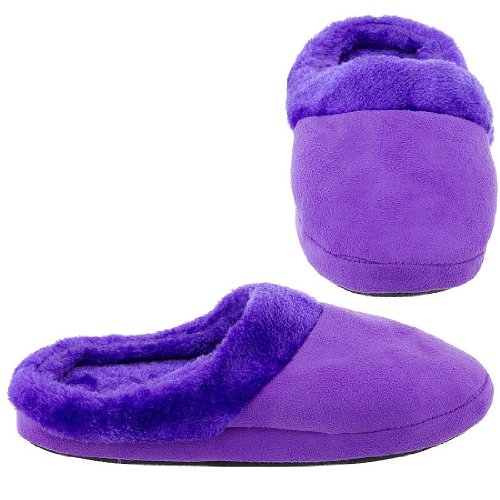 Harve Benard Purple Clog Slippers for Women